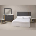 سرویس خواب مدرن لونا طوسی طلایی